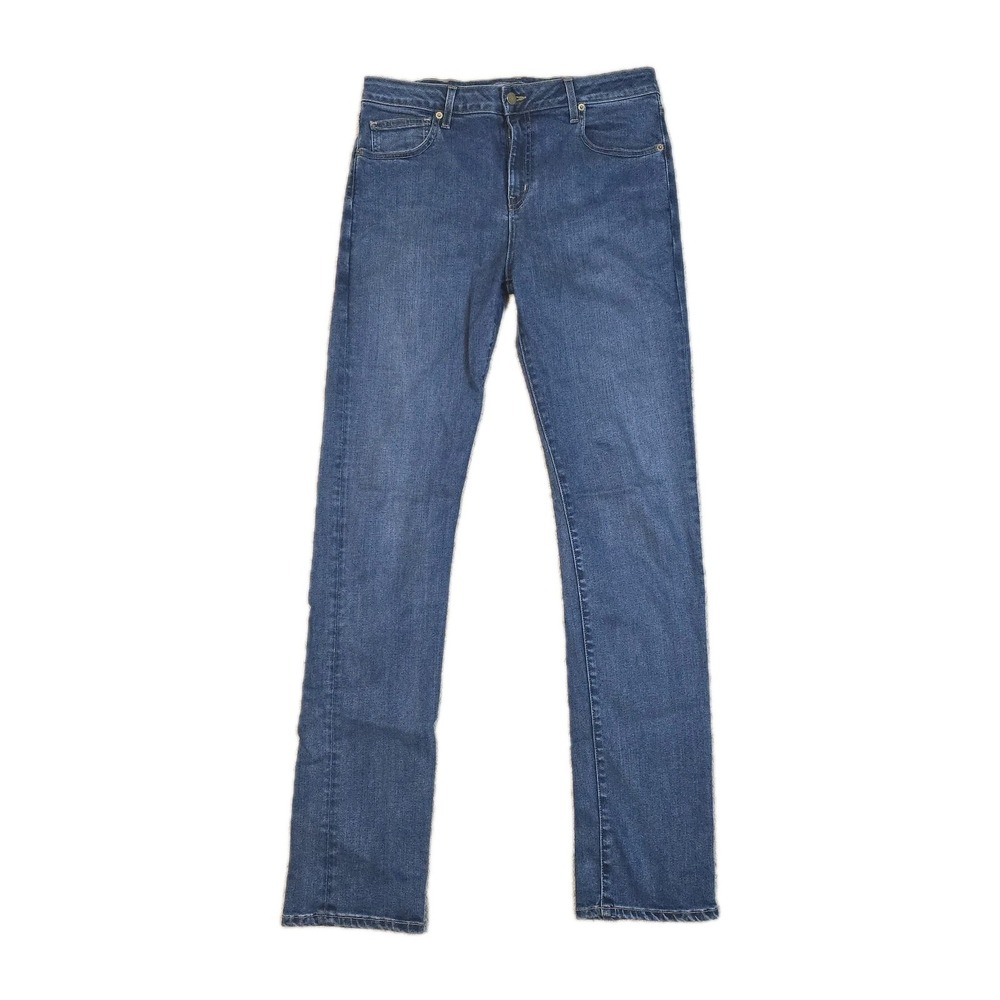 Aviator Womens Jeans 34x36 Blue Straight Leg USA Made Stretch Denim Travel Pants